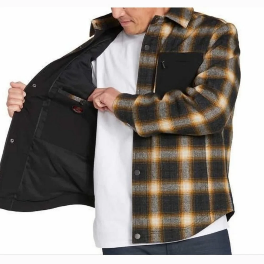 Pendleton Men’s Wool Blend Shirt Jacket nwt gray